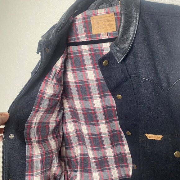 Panhandle Powder River Outfitters Wool Vest Jacket Mens M Western Rodeo - Picture 6 of 12